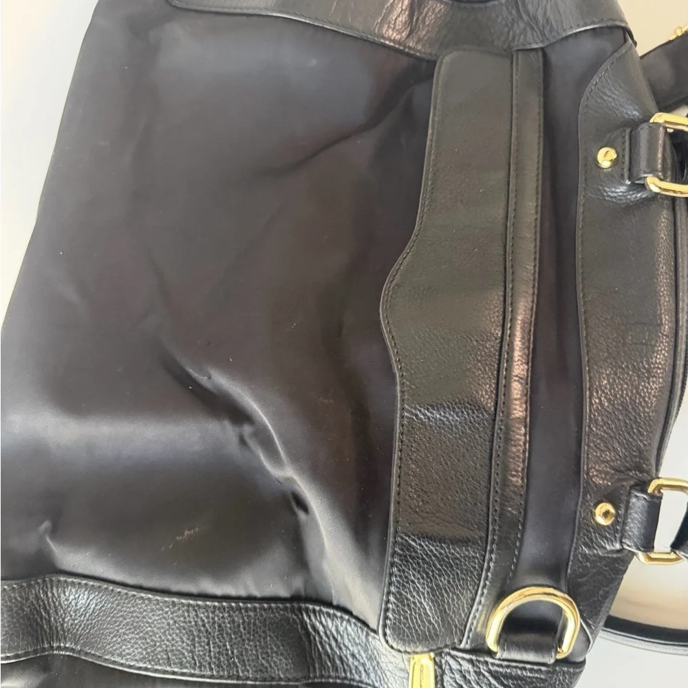 Rebecca Minkoff Black Handbag‎ with Gold Accent